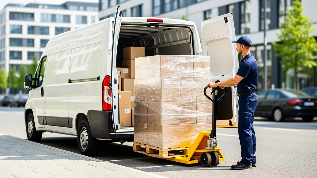 Kurier transportu paletowego — Toruń